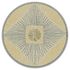 Tapis rond 150 cm Cali vert JARDILINE