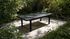 Table de jardin à rallonge ouverture automatique KYOTO aluminium gris 180/240/100x76 cm