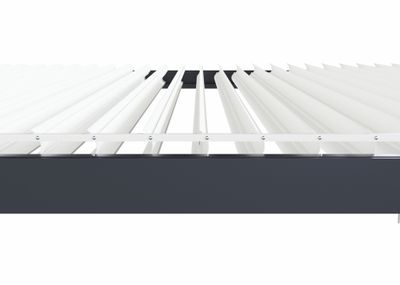 Pergola autoportée motorisée avec kit éclairage LED Sofia 4 x 3 m HOMALU