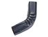 Coude frontal intérieur aluminium ardoise 60 x 80 mm pour gouttière EDILIANS