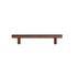 Poignée de meuble cylindrique inox moka entraxe 96 mm REI
