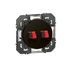 Prise haut-parleur encastrable double Noir - Dooxie LEGRAND