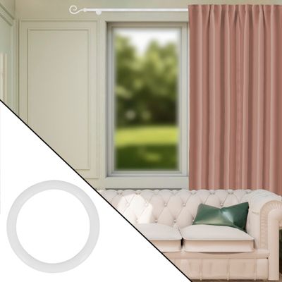 Anneaux en métal diam 40 mm Finitiion Blanc brillant par 10 - MOBOIS