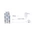 Ruban LED pour lit simple 1m blanc chaud IP44 4W 24V MAXLED 250 PAULMANN