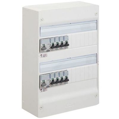Tableau électrique pré-équipé 2 rangées pour logement T1 ou T2 - LEGRAND