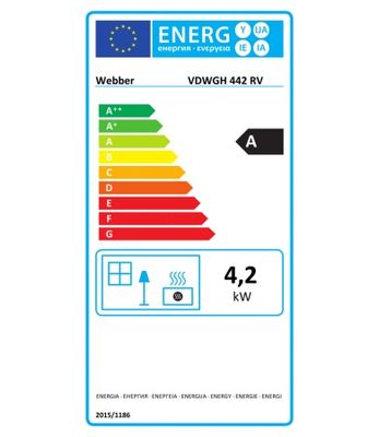 Poêle à gaz infrarouge 4.2kW WEBBER