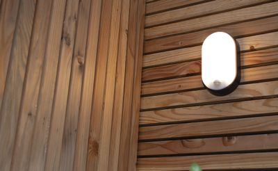 Hublot LED détecteur de mouvements Aludra noir IP65 1200 lumens blanc variable - TIBELEC