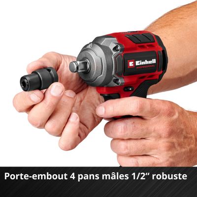 Clé à chocs sans fil 18 V POWER X CHANGE TP-CW 18/350-C Li (Brushless) - EINHELL