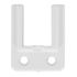 Support naissance en métal pour rail 24x16 mm Finition Blanc par 2 - MOBOIS