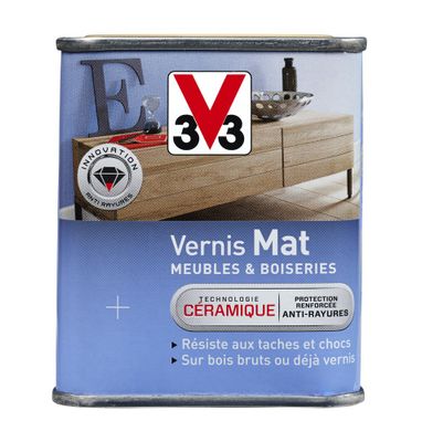Vernis mat meubles et boiseries 250 mL chêne moyen - V33