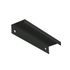 Poignée tirette aluminium noir mat 96 mm REI