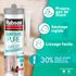 Mastic Silicone Sanitaire Pure Blanc 280 ml RUBSON