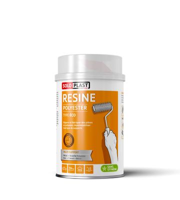 Résine polyester type éco 1 kg SOLOPLAST