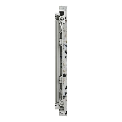 Plaque de finition latérale 1 poste Odace 2025 Architecte effet terrazzo - SCHNEIDER ELECTRIC