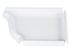TALON CORNICHE DROIT ALU BLANC