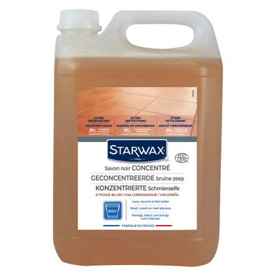 Savon noir à l'huile de lin concentré 5 l STARWAX