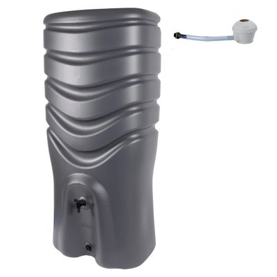 Récupérateur d'eau granit avec collecteur 350 L -EDA