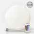 Boule lumineuse solaire LED  Ø40cm détecteur crépusculaire blanc IP67 150 lumens RGBW - Groupe DDC