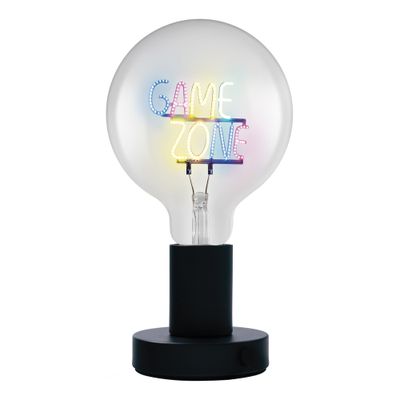 Lampe à poser avec ampoule à message néon E27 Game zone 1,2W - OSRAM
