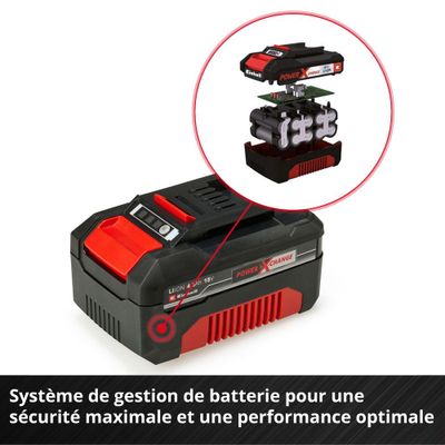 Batteries 18 V 4,0 Ah Power X-Change par 2 EINHELL