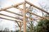 Pergola autoportante en bois traité thermachauffé L 3 x l 2,96 x h 2,35 m, Livraison à domicile incluse - HABRITA