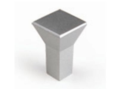 Bouton de meuble carré aluminium 15 x 15 mm REI