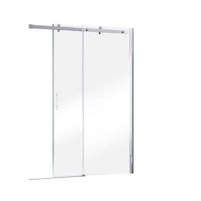 Porte de douche coulissante 100x200 cm profilé chrome verre transparent 6 mm NewStyle Urban - SCHULTE