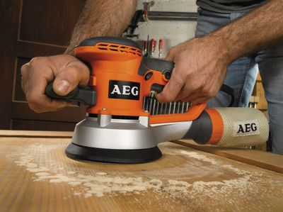 Ponceuse excentrique diamètre 150 mm 440 W EX150ED-SET - AEG
