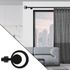 Embout déco Atrium à visser en métal diam 20 mm Finition Noir mat - MOBOIS