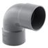 Coude pvc f/f d50 angle 87° FITT