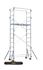 Échafaudage roulant aluminium QUAD'UP - Hauteur 4m70 - Spécial jardin et escalier avec sac de rangement - CENTAURE