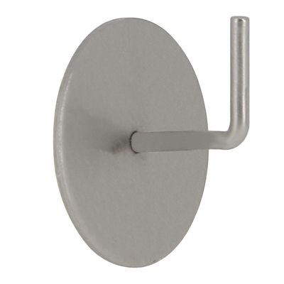 Piton adhésif en métal Finition Nickel mat par 2 - MOBOIS