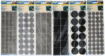 PATINS ADHESIFS DE PROTECTION 12/44 PCS KINZO