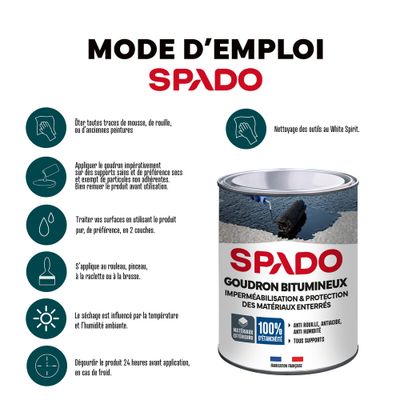 Goudron bitumeux 1L SPADO