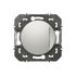 Bouton poussoir encastrable avec voyant lumineux Aluminium - Dooxie LEGRAND