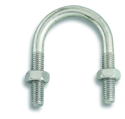 Brides de fixation pour tube acier zingué diamètre fil 8 mm largeur intérieure 27 mm par 2 CHAPUIS