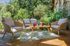 Tapis 160x240 cm vert blanc motif feuilles JARDILINE