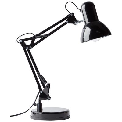 Lampe à poser E27 Henry noir 28W - BRILLIANT
