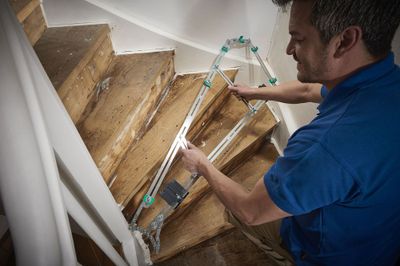 Gabarit pour marches d'escalier - WOLFCRAFT