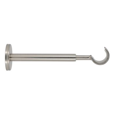 Support ouvert extensible en métal diam 28 mm Finition Chromé mat - MOBOIS
