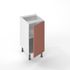 Porte pour meuble de cuisine Lotus Terracotta 70 x 40 cm OFITRES