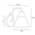 Applique E14 Sofia blanc 7W - COREP