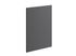Façade dos pour meuble de cuisine Mallorca gris plomb mat 85 x 58 cm OFITRES