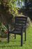 Fauteuil de jardin Maxi Amazon anthracite en polypropylène GRANDSOLEIL