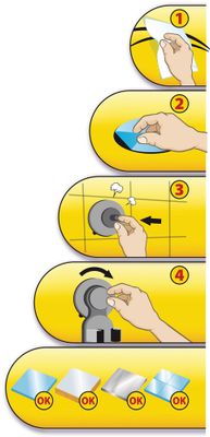 Support de manche à balai à ventouse repositionnable MOTTEZ