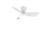 Ventilateur de plafond avec lumière LED + télécommande Blanc Ø76cm - Randers REALITY