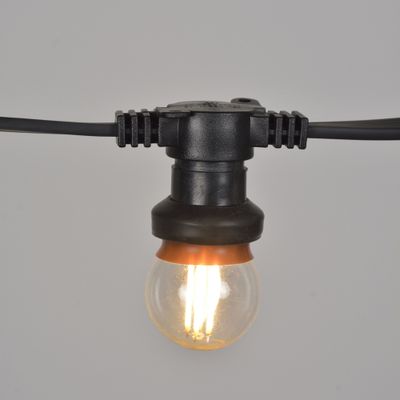 Guirlande lumineuse extérieur B22 10m noir IP44 150W - COREP