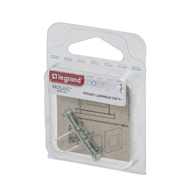 Voyant lumineux pour interrupteur ou poussoir - Mosaic LEGRAND