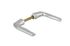 Poignées de porte béquille double anodisé argent THIRARD