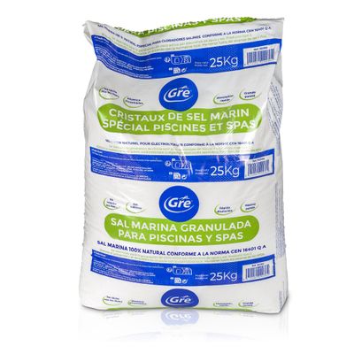 Sel électrolyseur piscine sac de 25 kg GRE